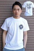 「FRENZY WORKS」MEXICAN SKULL Tee "Journey" フレンジーワークス メキシカンスカル プリントTシャツ　[ホワイト]