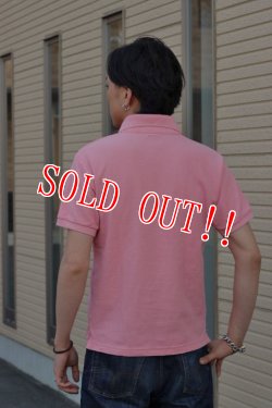 画像7: 「Pherrows」フェローズ 鹿の子半袖ポロシャツ 14S-PPS1 [ピンク]