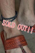 「RE.ACT」 LEATHER MESH ANKLET　リ・アクト レザーメッシュアンクレット　[ブラック]