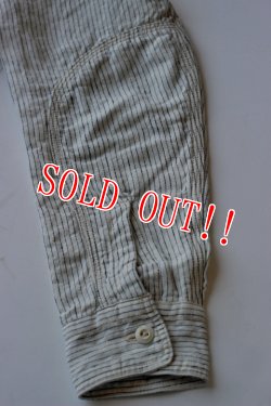 画像5: 「Pherrows」　フェローズ ステッチストライプ リネン ワークシャツ　15S-770WS-ST  [ホワイトストライプ]