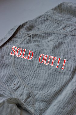 画像8: 「Pherrows」　フェローズ ステッチストライプ リネン ワークシャツ　15S-770WS-ST  [ホワイトストライプ]