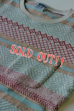 画像3: 「Pherrows」 ジャガードボーダーTシャツ 15S-PBPT3  [サックス]