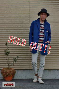 画像5: 「Pherrows」 フェローズ ショップコート コットンスプリングコート 15S-PECC1 [ブルー]