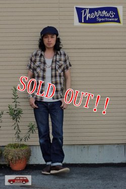 画像7: 「Pherrows」 フェローズ  ダブルガーゼ チェックウエスタンシャツ 15S-880CSS-C [イエロー]