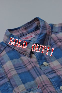 画像3: 「JELADO」 ベンチレーション 半袖 チェック ワークシャツ [JP02103 [フェイドピーチ]