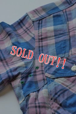 画像5: 「JELADO」 ベンチレーション 半袖 チェック ワークシャツ [JP02103 [フェイドピーチ]