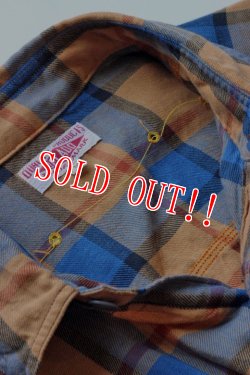 画像9: 「JELADO」 ベンチレーション 半袖 チェック ワークシャツ [JP02103 [フェイドオレンジ]