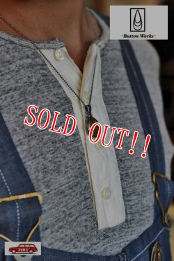 画像10: 「限定生産」「Button Works」×「Larry Smith」 WORK BUTTON NECKLACE　ボタンワークス×ラリースミス　真鍮 ワークボタン 懐中時計 ネックレス