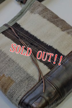 画像7: 「J.AUGUR DESIGN」 NAVAJO BUCKET BAG 2015年製作 ＃1 ジュディーオーガーデザイン ナバホ ショルダーバッグ [ナバホブランケット×レザー]