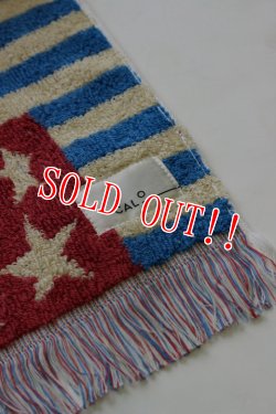 画像4: 「CAL O LINE」 INDIAN FLAG BLANKET キャルオーライン インディアン フラッグ ブランケット 今治タオル CL15F087 [ブルー]