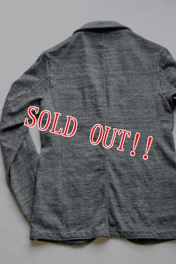 画像2: 「Jackman」 Cotton Dotsume Jacket　コットン ドツメ ジャケット 度詰天竺 JM7870 「チャコールグレー」