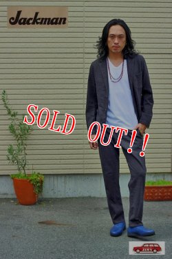 画像9: 「Jackman」 Cotton Dotsume Jacket　コットン ドツメ ジャケット 度詰天竺 JM7870 「スミクロ」