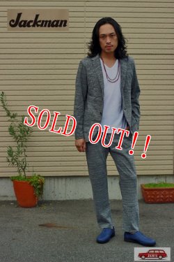 画像9: 「Jackman」 Cotton Dotsume Jacket　コットン ドツメ ジャケット 度詰天竺 JM7870 「チャコールグレー」