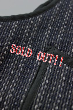 画像7: 「Browns BEACH」  EARLY VEST  ブラウンズビーチ アーリーベスト フルカウント社製  BBJ7-001  [ネイビーストライプ]