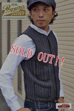 画像12: 「Browns BEACH」  EARLY VEST  ブラウンズビーチ アーリーベスト フルカウント社製  BBJ7-001  [ネイビーストライプ]