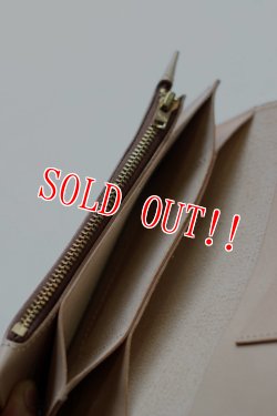 画像5: 「Pherrows」フェローズ レザー ロングウォレット バッファローレザー ヌメ革 15W-PLW1 [ナチュラル]