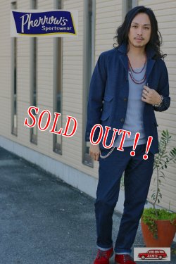 画像10: 「Pherrows」 フェローズ ツイードジャケット 3ピースシリーズ 15W-P3J [ネイビー]