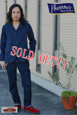 画像11: 「Pherrows」 フェローズ ツイードジャケット 3ピースシリーズ 15W-P3J [ネイビー]