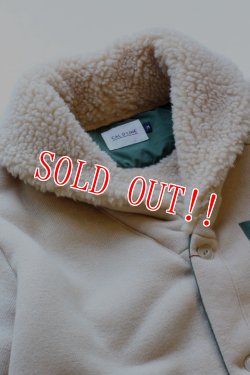 画像4: 「CAL O LINE」 SHAWL COLLAR PILE JACKET ショールカラー パイルフリースジャケット CL15F056 [ベージュ　]