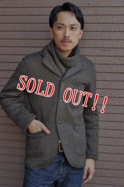 画像6: 「Browns BEACH」 BBJ6-007 MUFFLER by FULLCOUNT ブラウンズビーチ　マフラー フルカウント社製 [ネイビーストライプ]