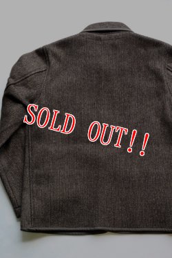 画像2: 「Browns BEACH」 BEACH JACKET  ブラウンズビーチ ビーチジャケット フルカウント社製  BBJ6-002 [オックスフォードグレー（ブラウン系）]