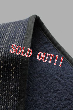 画像4: 「Browns BEACH」 BBJ6-007 MUFFLER by FULLCOUNT ブラウンズビーチ　マフラー フルカウント社製 [ネイビーストライプ]