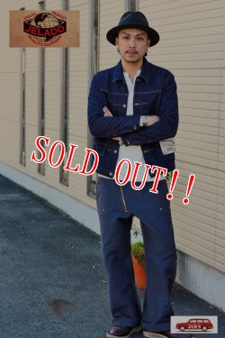 画像9: 「JELADO」 ジェラード WASTELAND Jacket ウエストランド デニムジャケット Gジャン CB03408　[ミックスインディゴ]