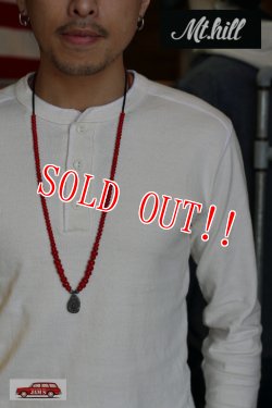 画像8: 「Mt.hill」 マウントヒル ナゲットトップ  アンティークホワイトハートビーズネックレス Type A [mh15pd10]