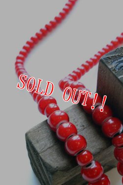 画像5: 「Mt.hill」 マウントヒル ナゲットトップ  アンティークホワイトハートビーズネックレス Type A [mh15pd10]