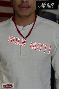 画像7: 「Mt.hill」 マウントヒル ナゲットトップ  アンティークホワイトハートビーズネックレス Type A [mh15pd10]