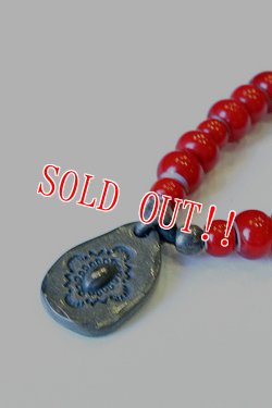 画像2: 「Mt.hill」 マウントヒル ナゲットトップ  アンティークホワイトハートビーズネックレス Type A [mh15pd10]