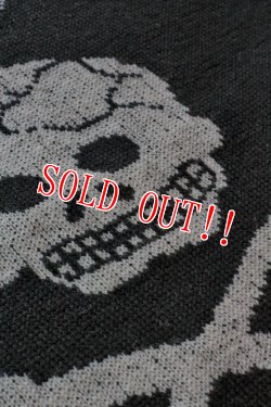画像4: 「JELADO」 スカル ジャガードニットセーター JP03802　[ブラック]