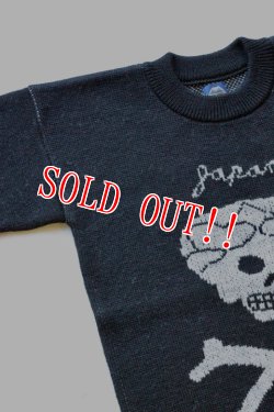 画像7: 「JELADO」 スカル ジャガードニットセーター JP03802　[ブラック]