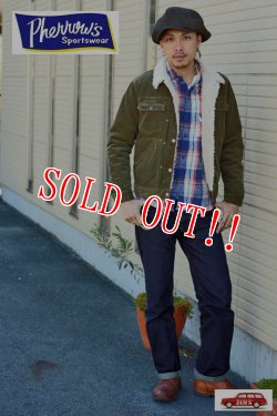 画像8: 「Pherrows」 フェローズ ランチジャケット 15W-PJ108 [オリーブ]