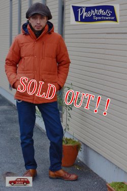 画像11: 「Pherrows」 フェローズ ダウンジャケット 15W-E.P.D. [オレンジ]