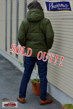 画像12: 「Pherrows」 フェローズ ダウンジャケット 15W-E.P.D. [オリーブ]