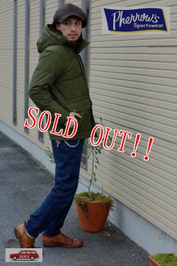 画像11: 「Pherrows」 フェローズ ダウンジャケット 15W-E.P.D. [オリーブ]