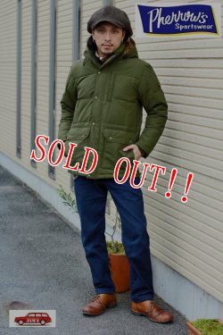 画像10: 「Pherrows」 フェローズ ダウンジャケット 15W-E.P.D. [オリーブ]