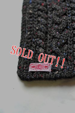 画像3: 「JELADO」 Cotton Hand Knit Muffler ジェラード コットン ハンドニットマフラーJP03603 [フェイドグレー・ワイン]