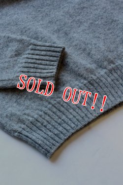 画像6: 「Pherrows」 フェローズ ポケ付き クルーネックニット シェットランドセーター 15W-PJPS1 [杢グレー]