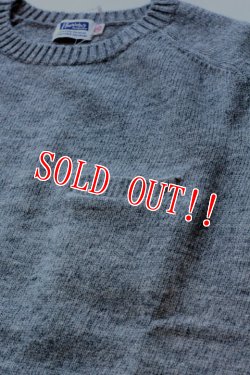 画像5: 「Pherrows」 フェローズ ポケ付き クルーネックニット シェットランドセーター 15W-PJPS1 [杢グレー]