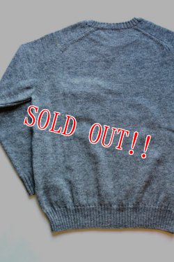 画像2: 「Pherrows」 フェローズ ポケ付き クルーネックニット シェットランドセーター 15W-PJPS1 [杢グレー]