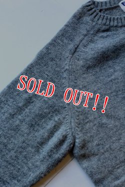 画像4: 「Pherrows」 フェローズ ポケ付き クルーネックニット シェットランドセーター 15W-PJPS1 [杢グレー]