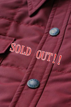 画像5: 「Pherrows」 フェローズ キルティング シャツジャケット 綿シャツ 15W-PQDJ1 [バーガンディ]