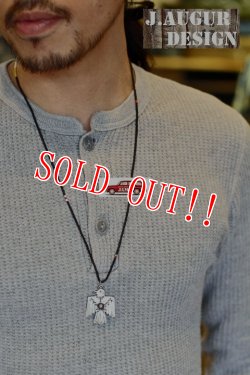 画像13: 「J.AUGUR DESIGN」 Beaded Necklace Silver Charm ジュディーオーガーデザイン ビーズネックレス サンダーバード シルバーチャーム  [レッド・ブラック・イエロー]
