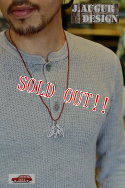 画像11: 「J.AUGUR DESIGN」 Beaded Necklace Silver Charm ジュディーオーガーデザイン ビーズネックレス サンダーバード シルバーチャーム  [レッド・ブラック・イエロー]