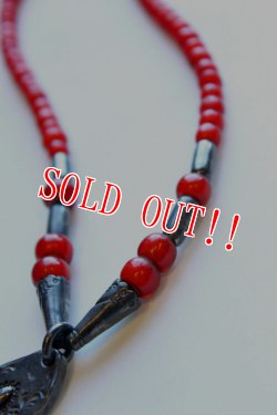 画像4: 「Mt.hill」 マウントヒル ナゲットトップ  アンティークホワイトハート シルバービーズネックレス [mh15pd09]