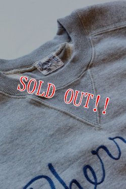 画像3: 「Pherrows」 フェローズ バークレー フリーダムスリーブ 両V ステッチロゴ スウェット 15W-BERKELEY-FR-P1 [アッシュグレー]