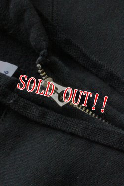 画像4: 「JELADO」 ジェラード アスレチックブランド　吊裏毛スウェット生地仕様 フルジップ パーカー 　[ブラック]