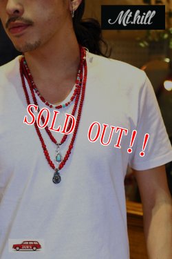 画像8: 「Mt.hill」 マウントヒル ナゲットトップ  アンティークホワイトハートビズネックレス Type B [mh15pd10]